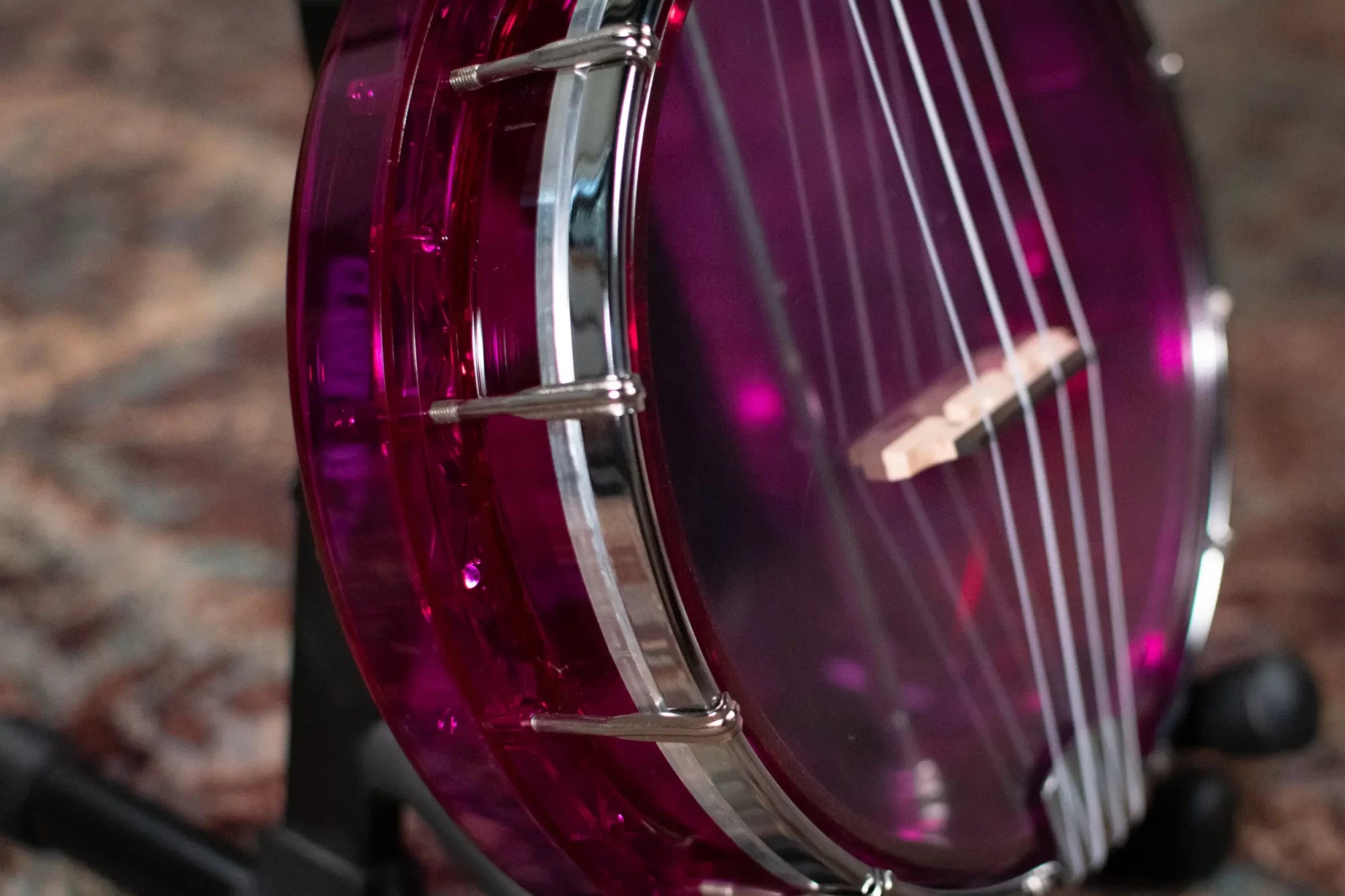 Gold Tone LG-A Little Gem Banjolele, Purple