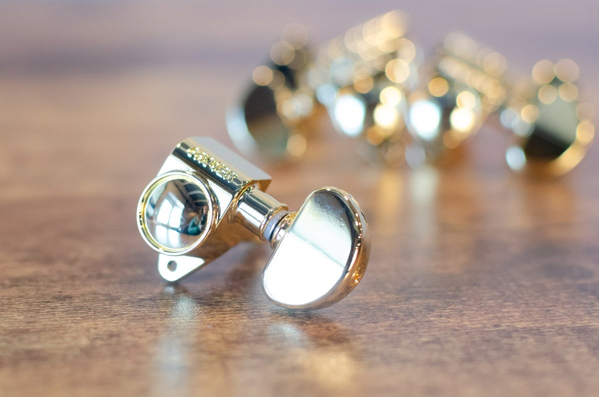 Grover Original Rotomatic Tuning Machines 3 x 3 Gold