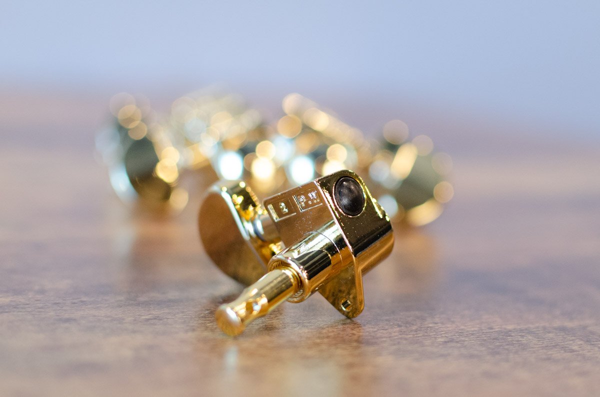 Grover Original Rotomatic Tuning Machines 3 x 3 Gold