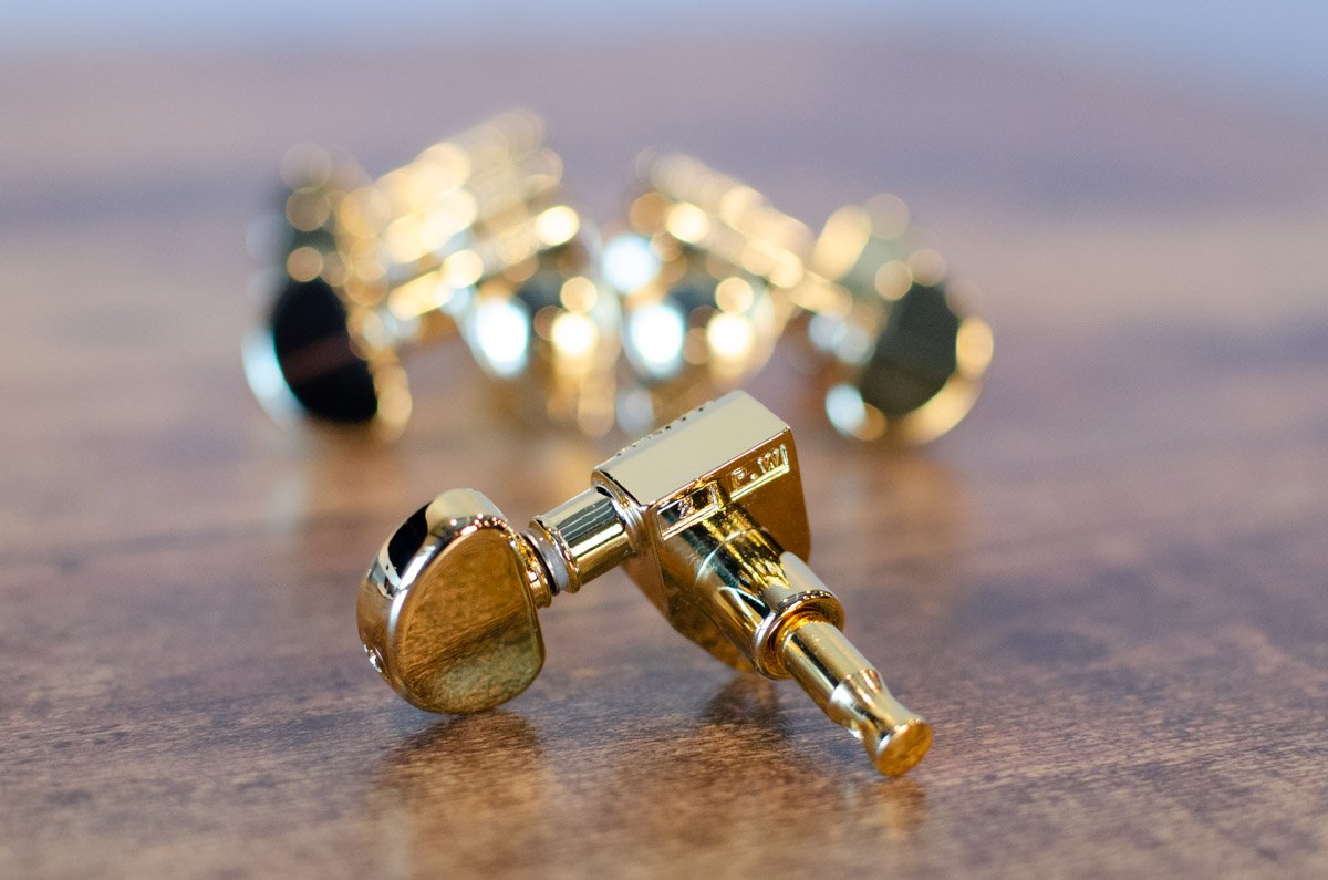Grover Original Rotomatic Tuning Machines 3 x 3 Gold