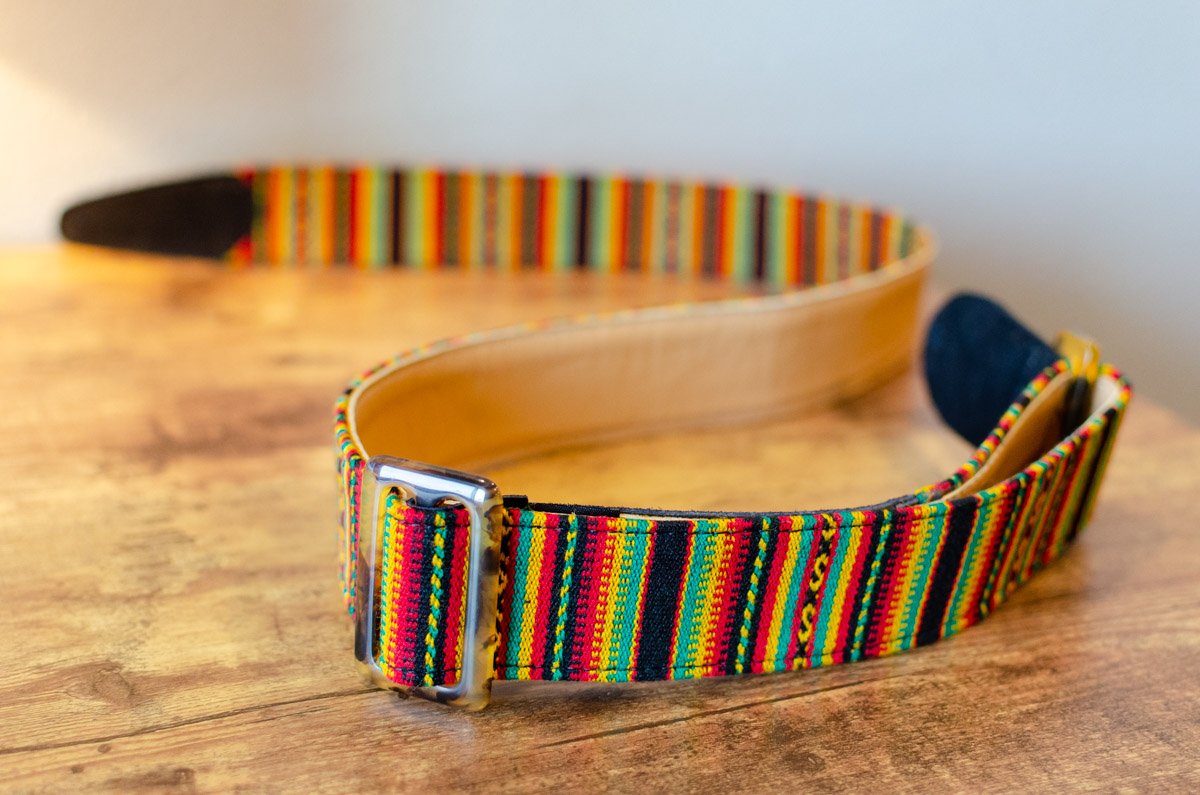 new Henry Heller 2 Peruvian Inca Fabric Guitar Strap haggertys 3