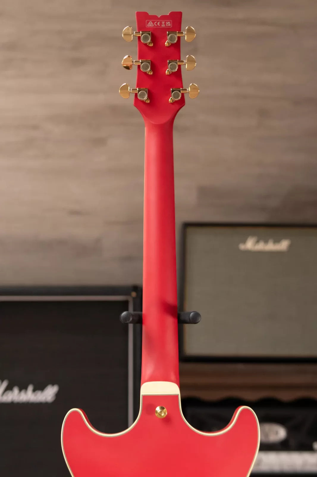 Ibanez AMH90CRF Artcore Expressionist Hollowbody Electric Guitar - Cherry Red Flat