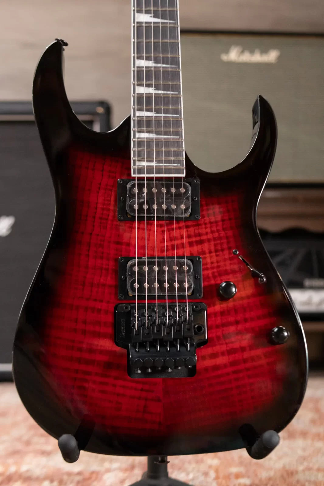 Ibanez GRG320FATRB GIO Electric Guitar - Transparent Red Burst