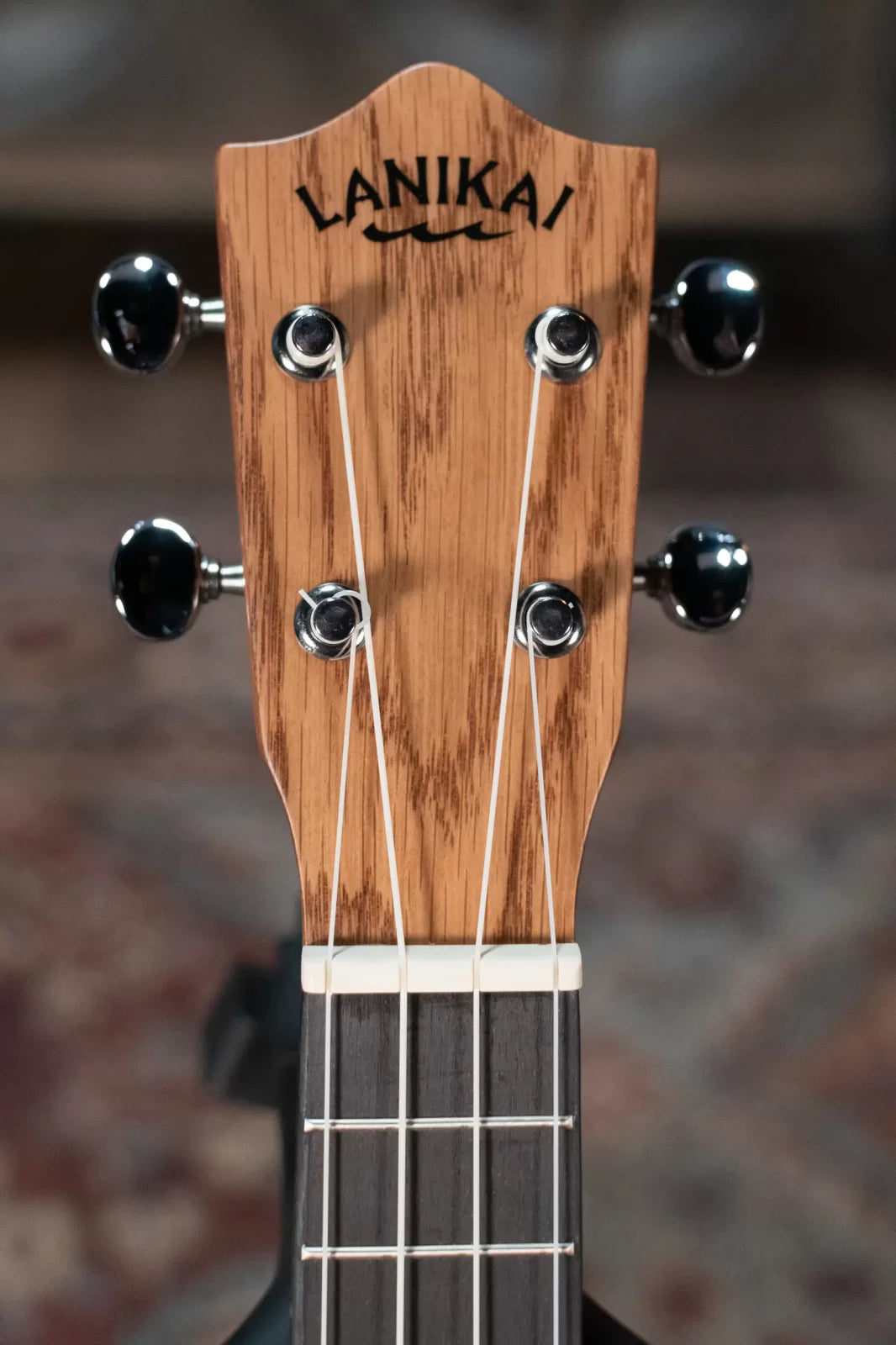 Lanikai OA-S Oak Soprano Satin Ukulele with Gig Bag