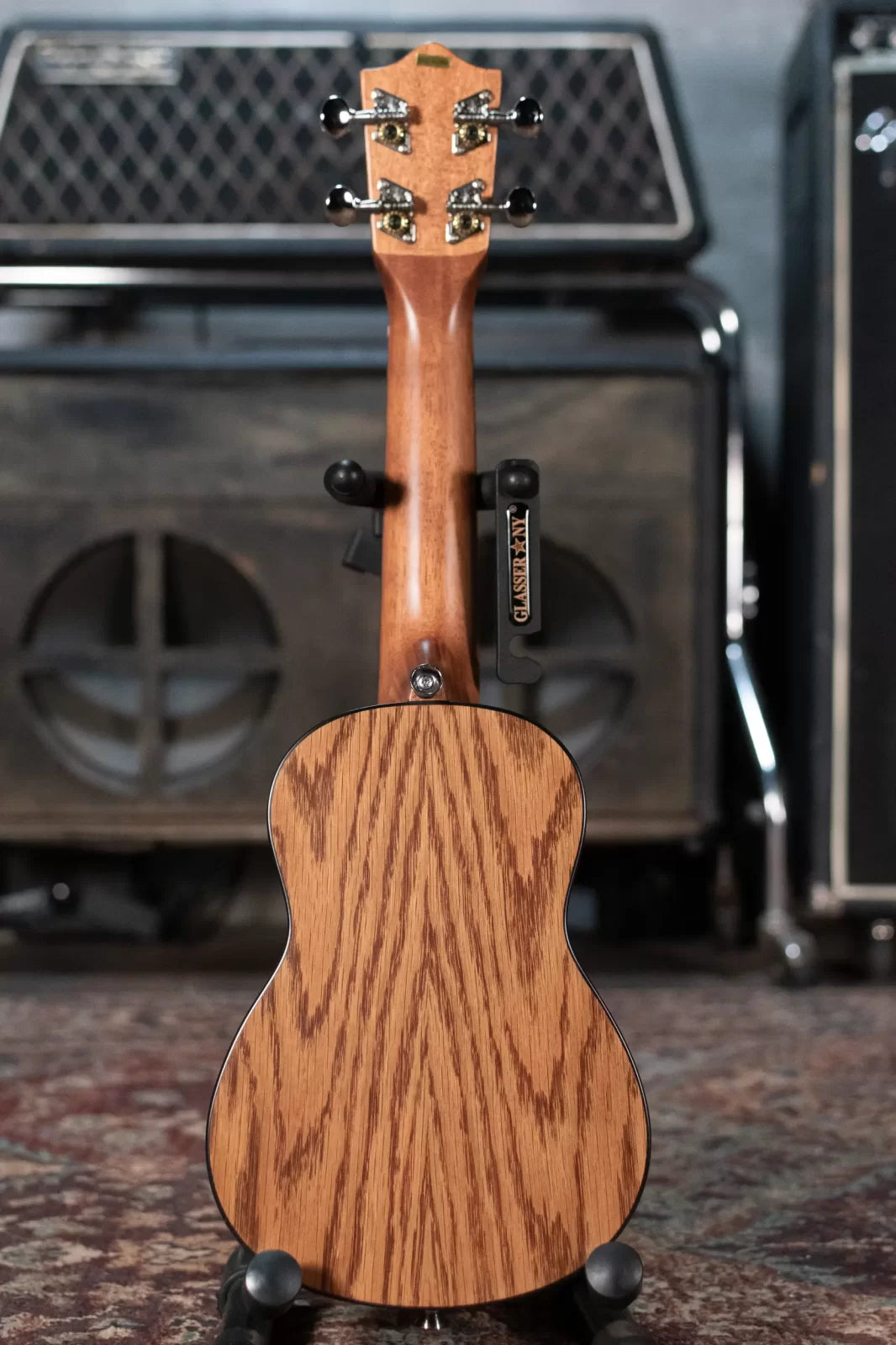 Lanikai OA-S Oak Soprano Satin Ukulele with Gig Bag