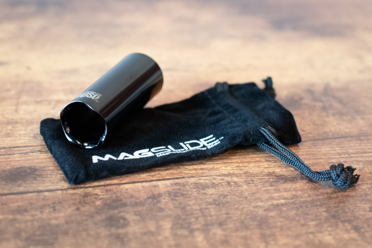Magslide Pinky Eclipse ME-1 Small-Medium Slide (Ring Size: 7.5-9), Black "DLC" (Diamond-Like Carbon)