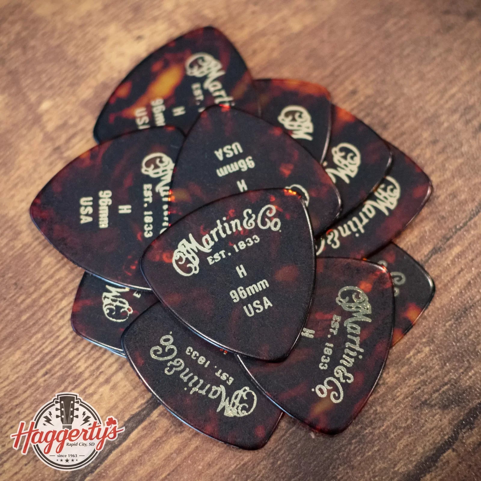Martin #2 Standard 346 Guitar Pick Pack - Heavy 0.96mm (12-pack)
