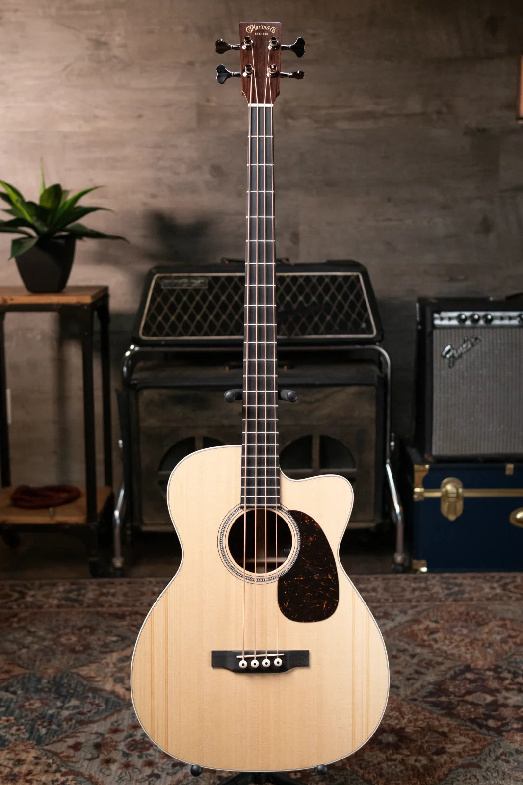 Martin BC-16E Rosewood Acoustic/Electric Bass with Gig Bag - Demo