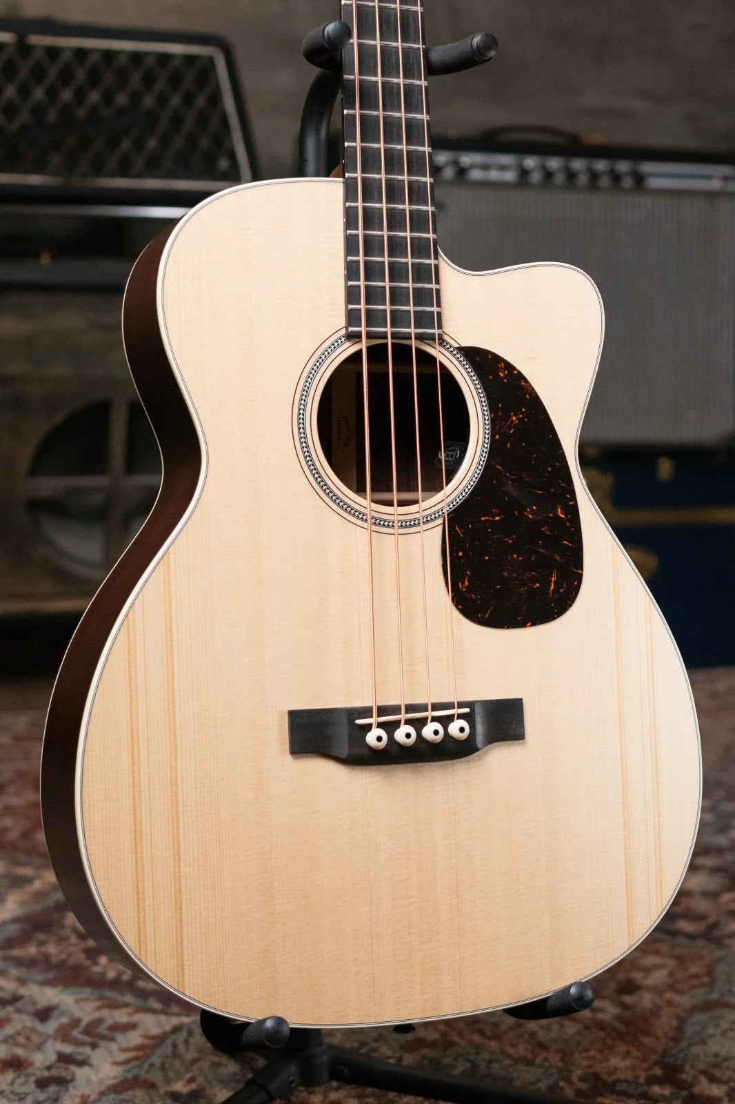 Martin BC-16E Rosewood Acoustic/Electric Bass with Gig Bag - Demo