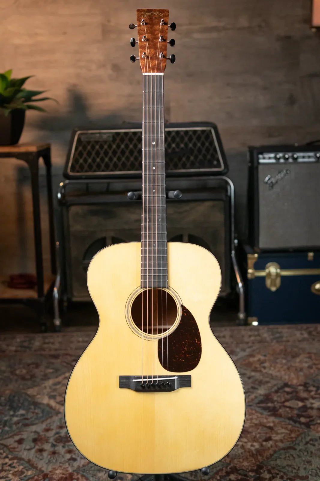 Martin Custom Shop 000-14F Old Style 18 Acoustic Guitar - Quilted Sapele with Hardshell Case