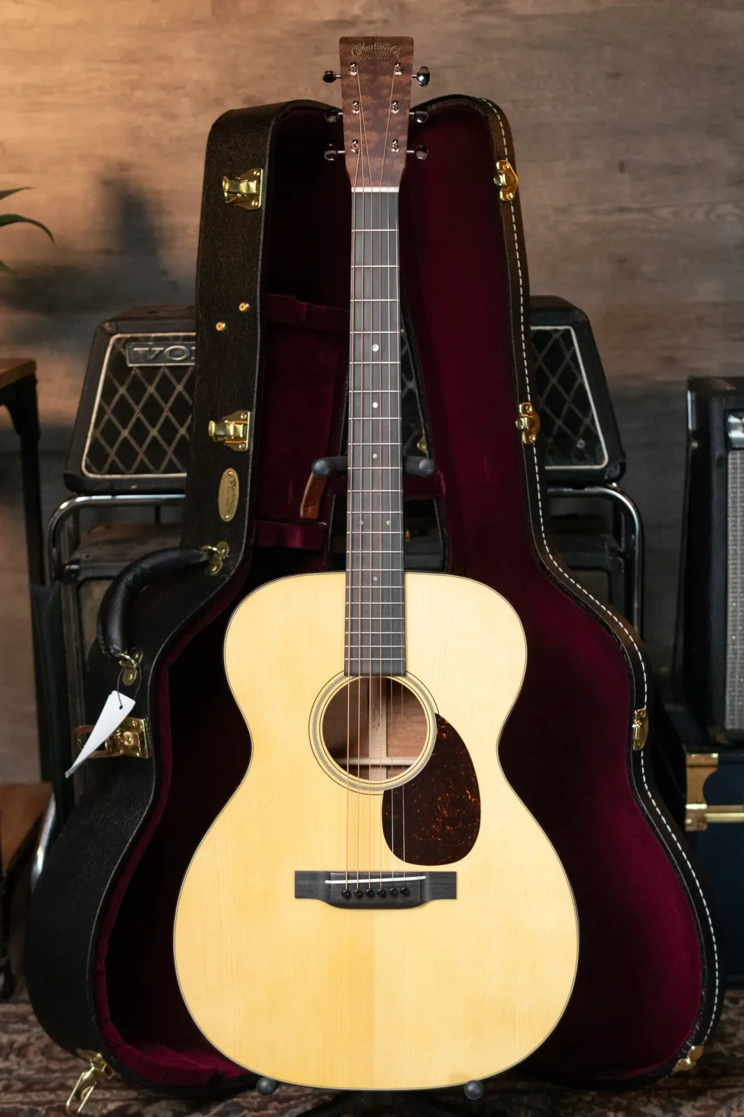 Martin Custom Shop 000-14F Old Style 18 Acoustic Guitar - Quilted Sapele with Hardshell Case