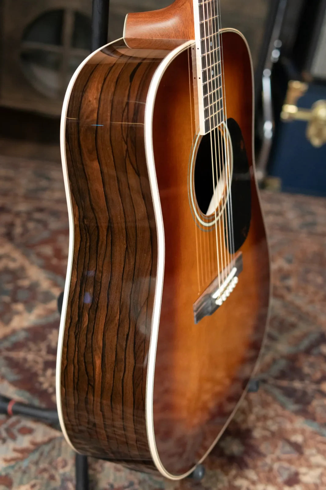 Martin Style 35 Custom D-14F- 3-Piece Ziricote Acoustic Guitar with Hardshell Case