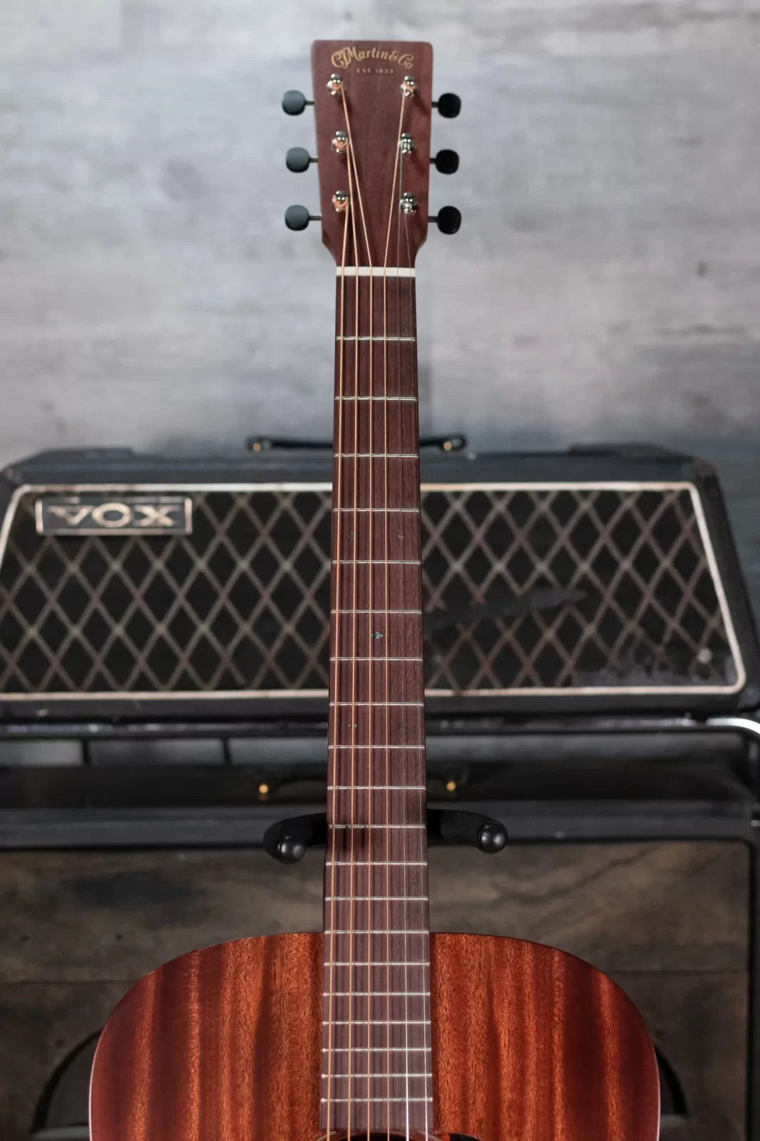 Martin D-15E Acoustic/Electric Guitar with Softshell Case
