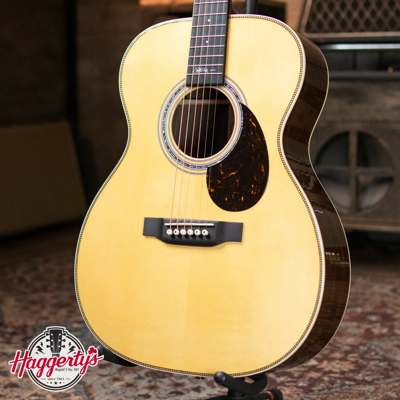 Martin OMJM John Mayer Signature Acoustic/Electric Guitar with Hardshell Case