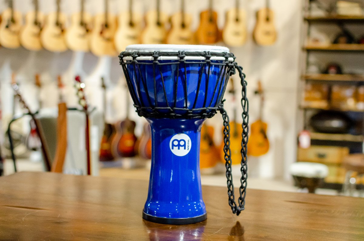 new Meinl 7 Junior Djembe Blue haggertys 2