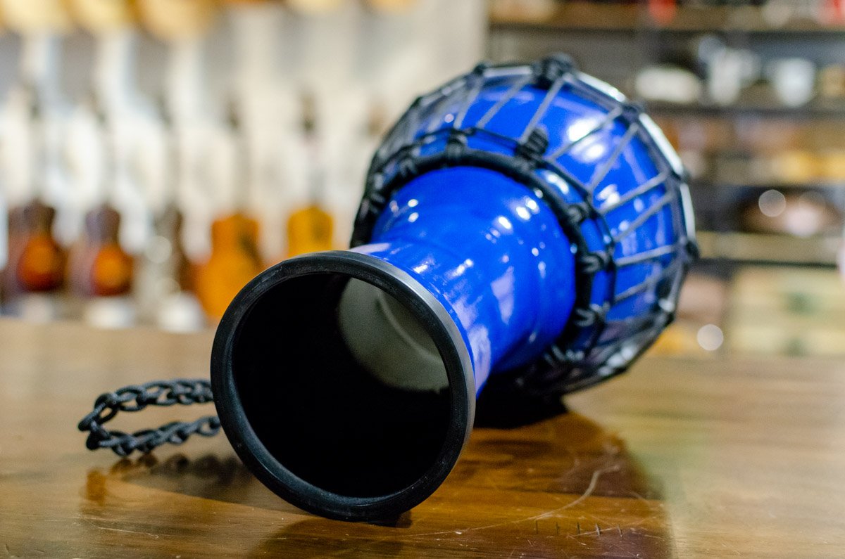 new Meinl 7 Junior Djembe Blue haggertys 5