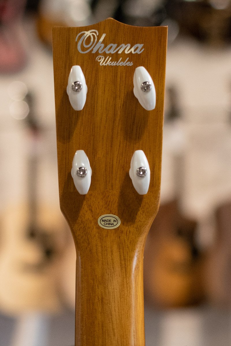 Ohana CK-28 Solid Mahogany Portuguese Style Concert Ukulele - Floor Model