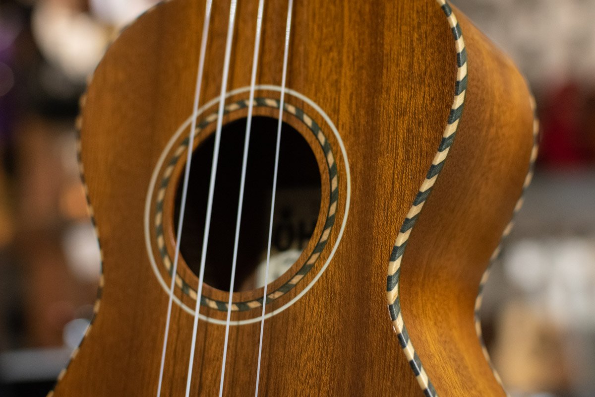 Ohana CK-28 Solid Mahogany Portuguese Style Concert Ukulele - Floor Model