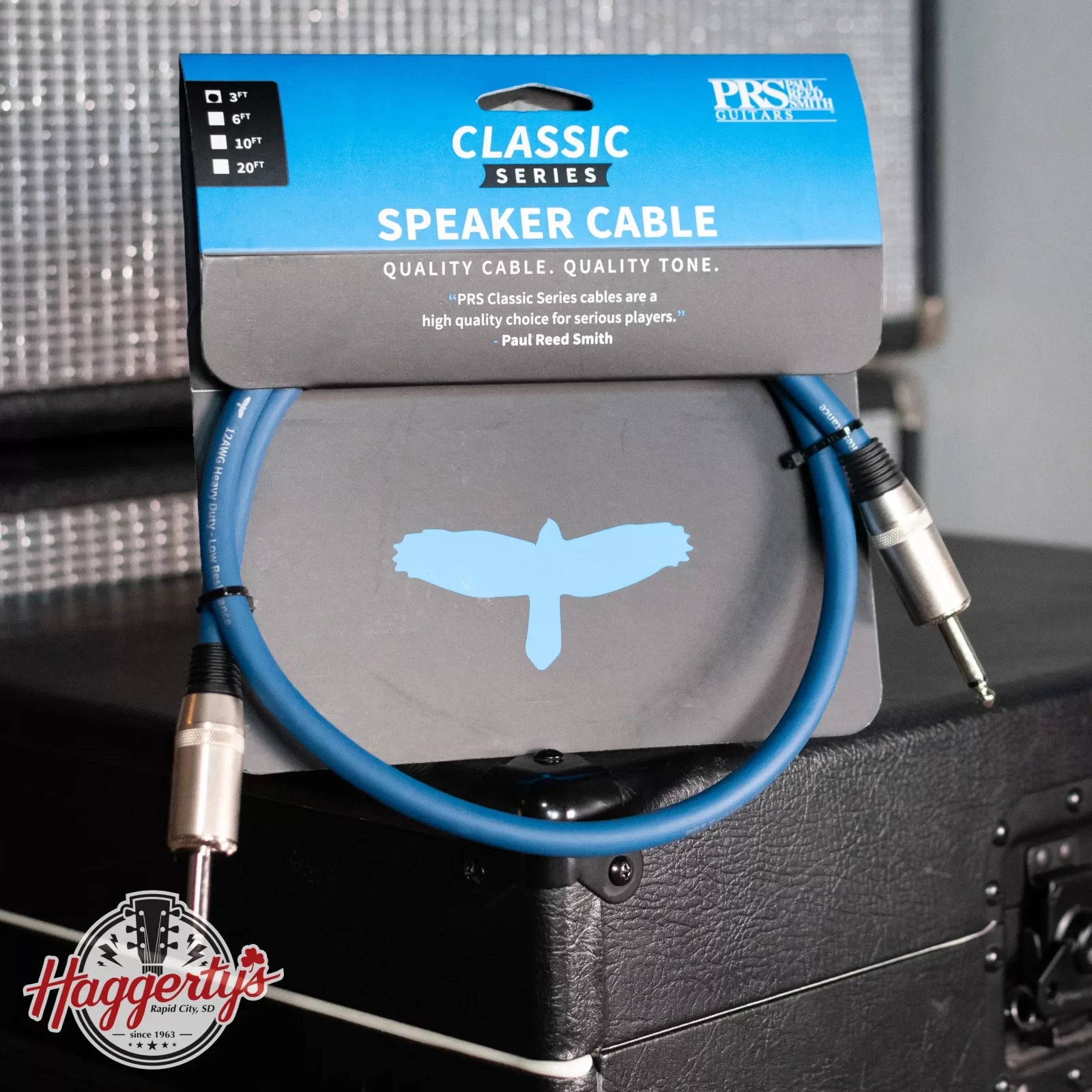 new PRS 3ft Classic Series Speaker Cable haggertys 1