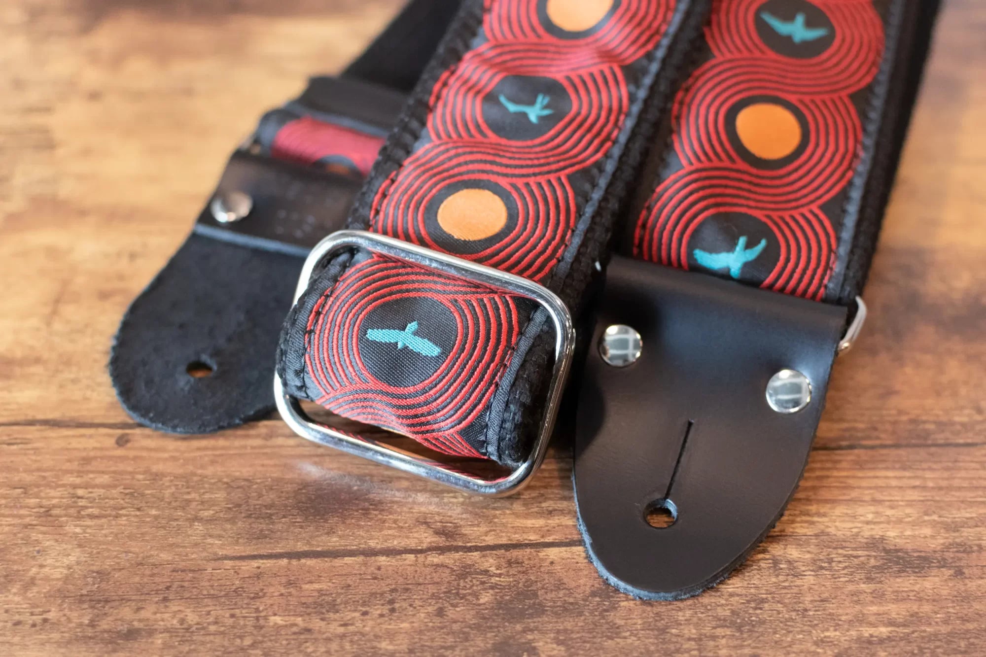 PRS Deluxe Retro Guitar Strap with Custom Jacquard - Blue Birds