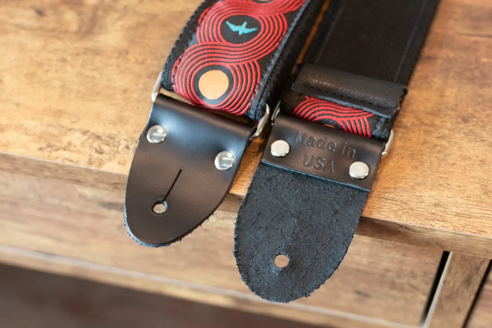 PRS Deluxe Retro Guitar Strap with Custom Jacquard - Blue Birds