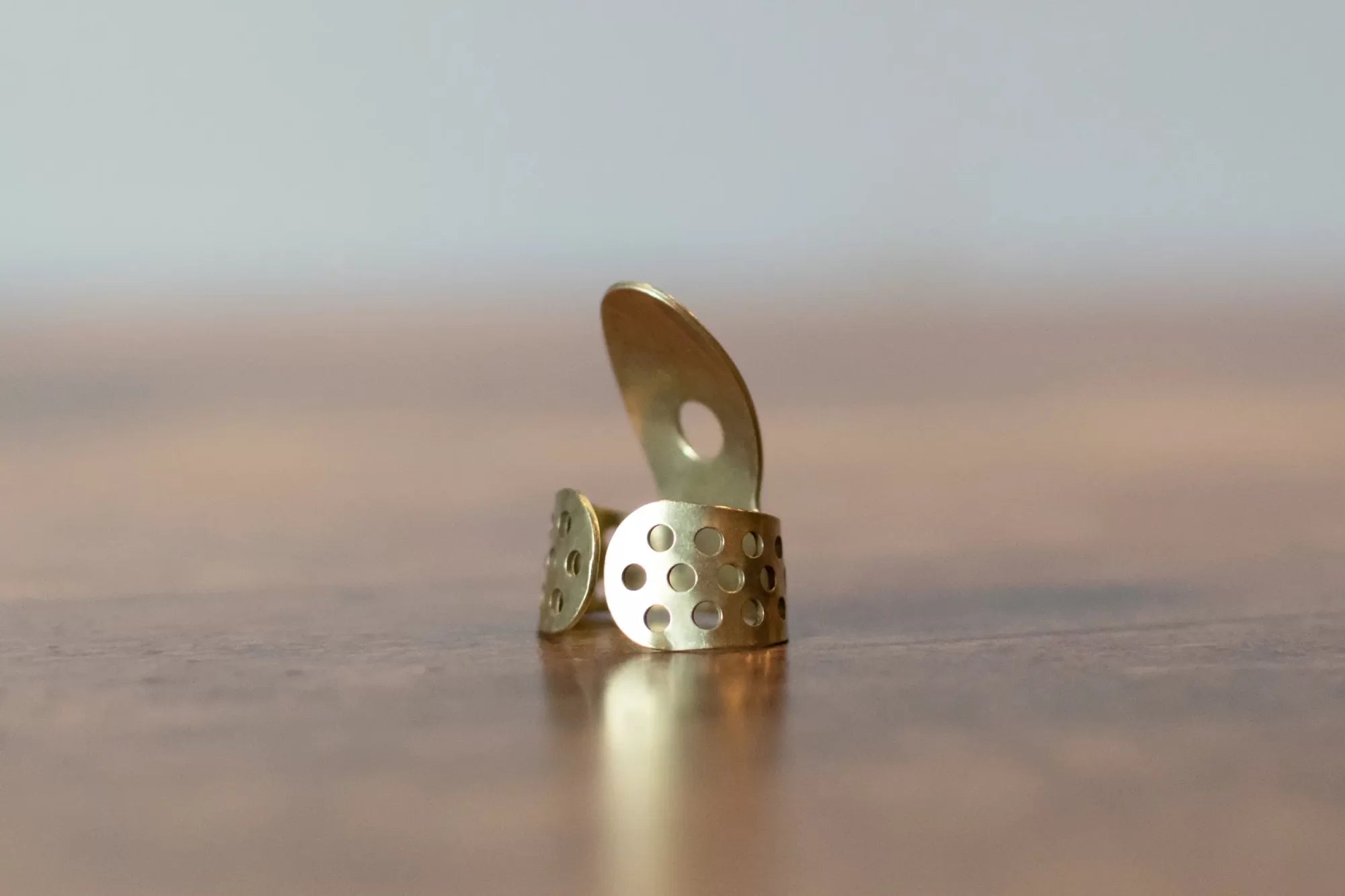 ProPik Brass Standard Fingerpick, #3, Straight