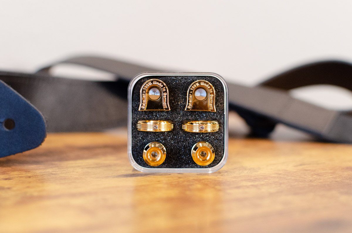 Schaller S-Locks Security Strap Locks - Gold