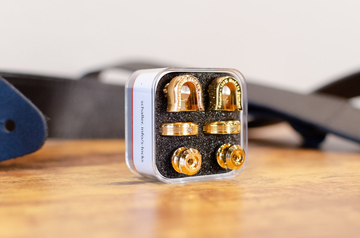 Schaller S-Locks Security Strap Locks - Gold