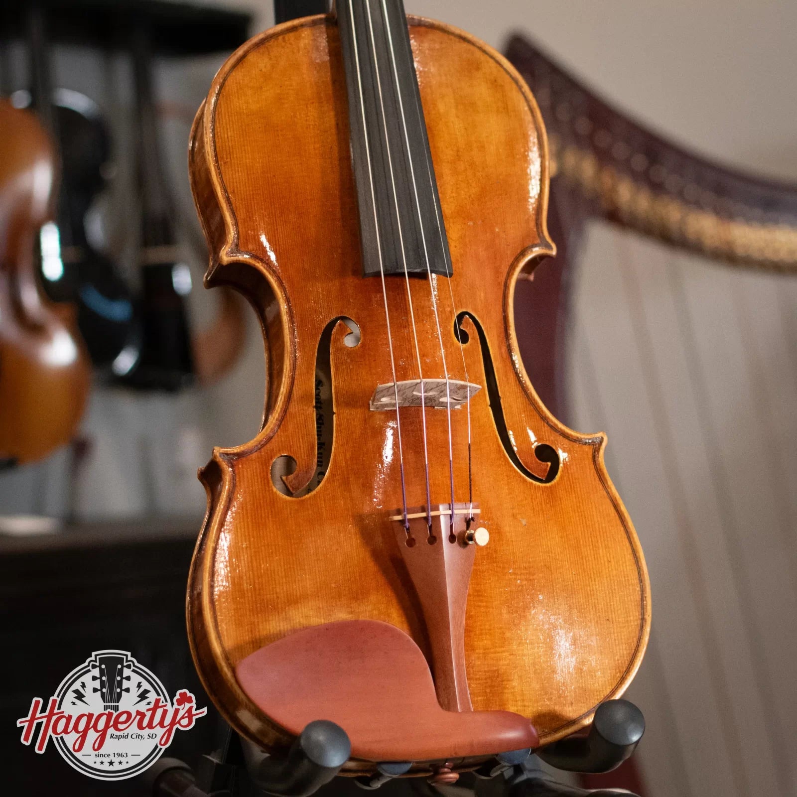 new Scott Shu Kun Cao Superior Bench Violin Ole Bull 1744 haggertys 01