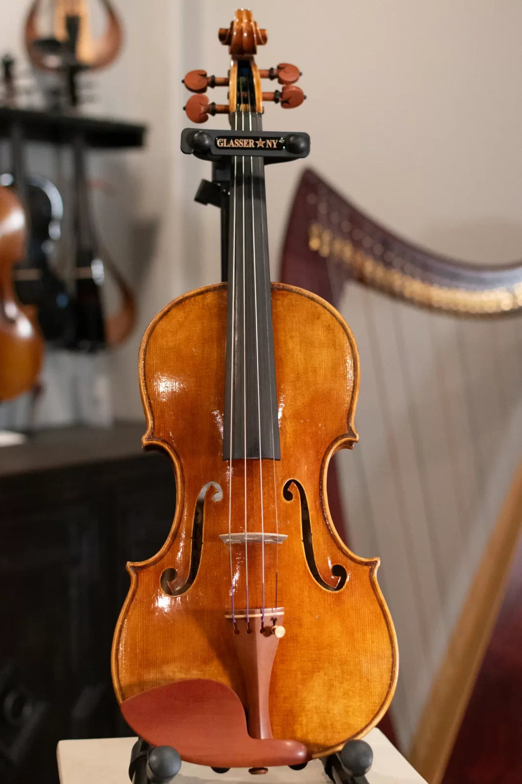 new Scott Shu Kun Cao Superior Bench Violin Ole Bull 1744 haggertys 02