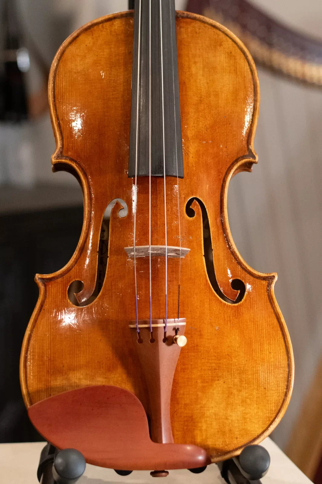 new Scott Shu Kun Cao Superior Bench Violin Ole Bull 1744 haggertys 03