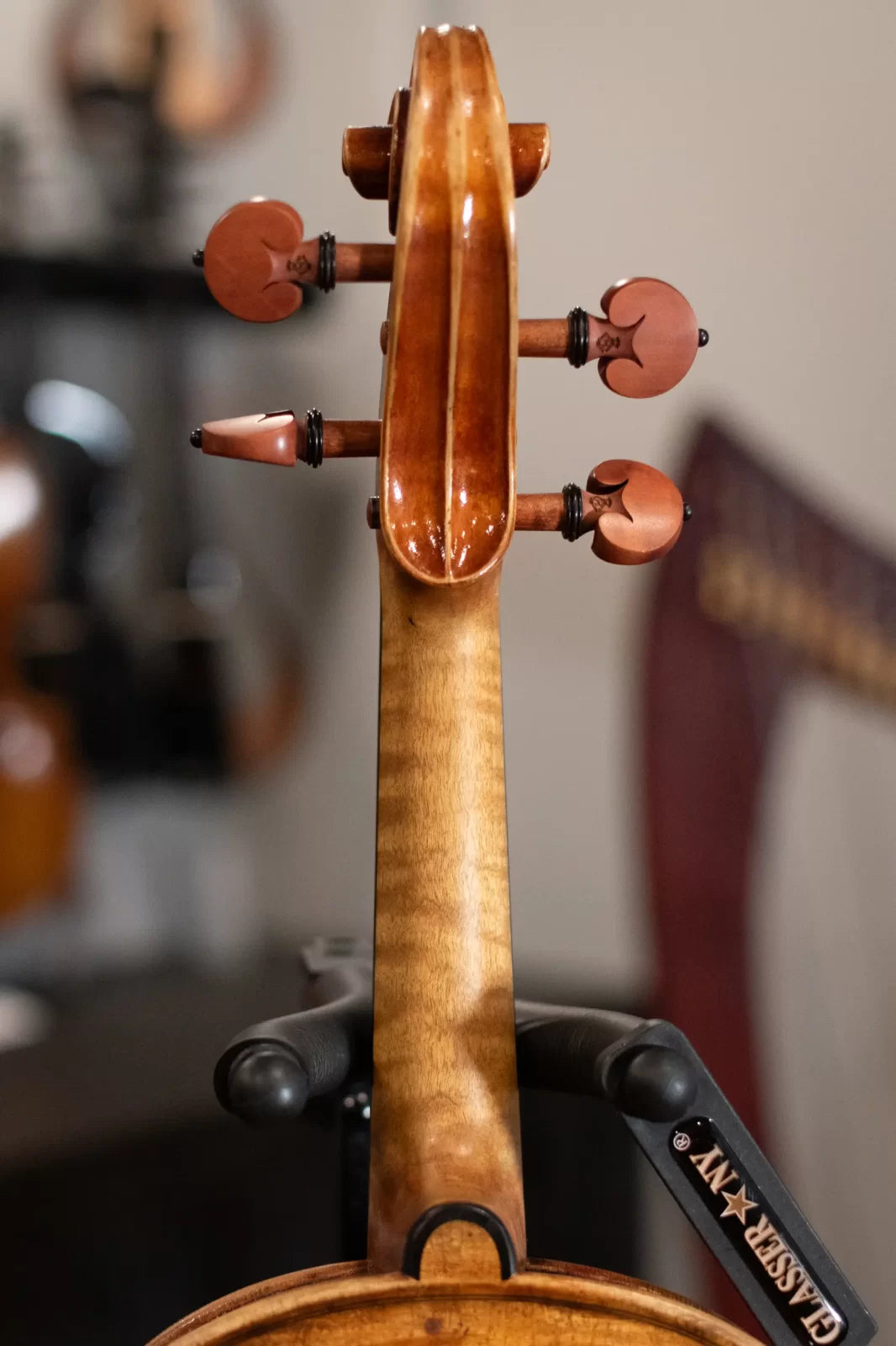 new Scott Shu Kun Cao Superior Bench Violin Ole Bull 1744 haggertys 07