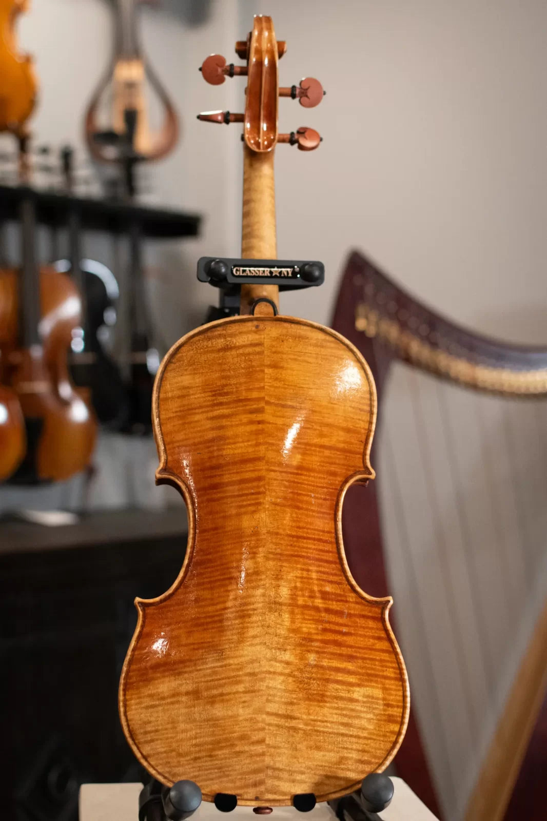 new Scott Shu Kun Cao Superior Bench Violin Ole Bull 1744 haggertys 09