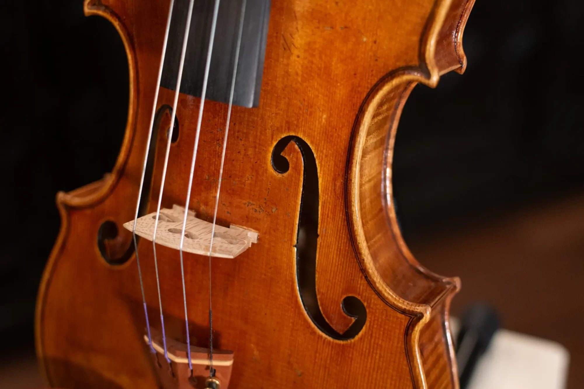 new Scott Shu Kun Cao Superior Bench Violin Ole Bull 1744 haggertys 11