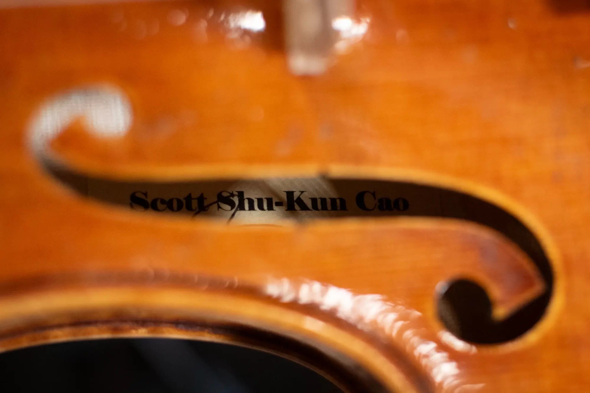 new Scott Shu Kun Cao Superior Bench Violin Ole Bull 1744 haggertys 14