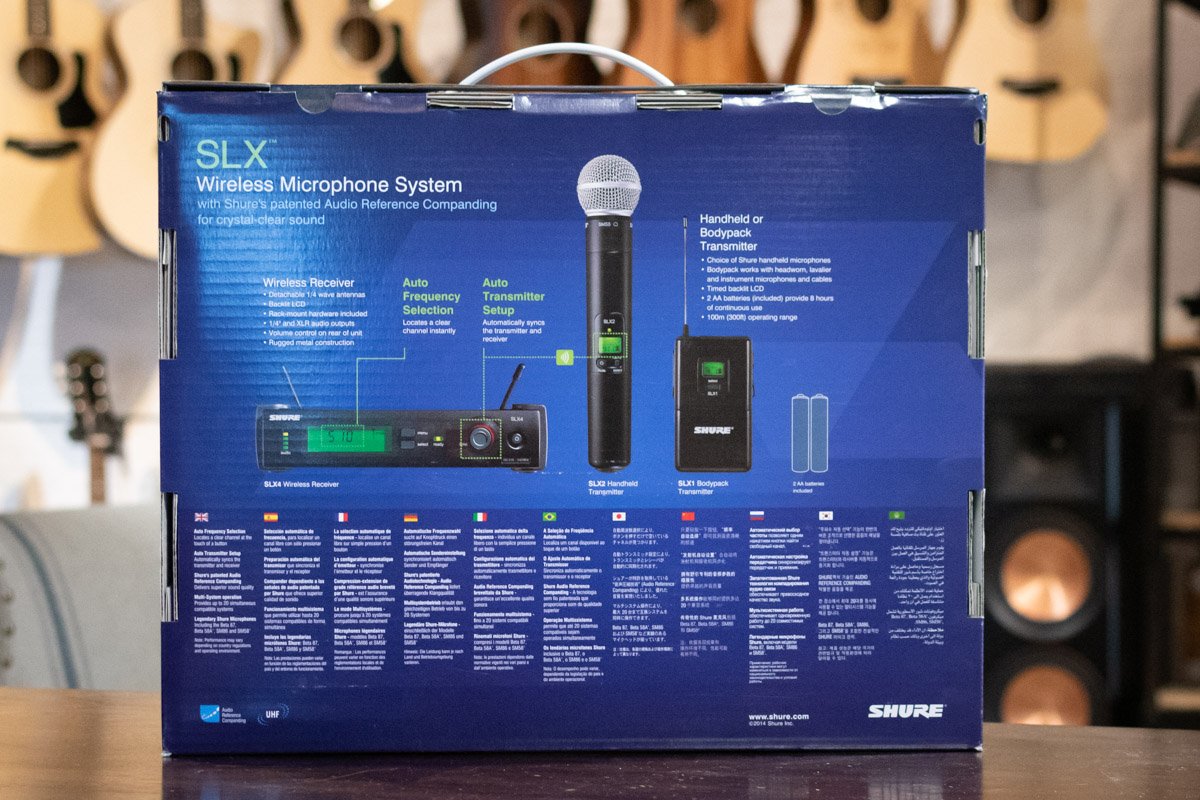 Shure SLX14 Wireless Guitar System - H19 Band