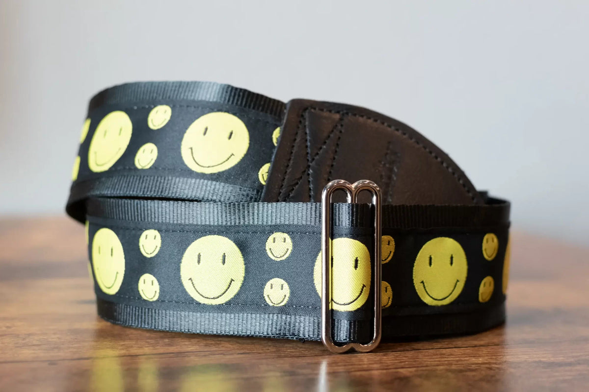 new Souldier Misfit Smiley Face Guitar Strap haggertys 2
