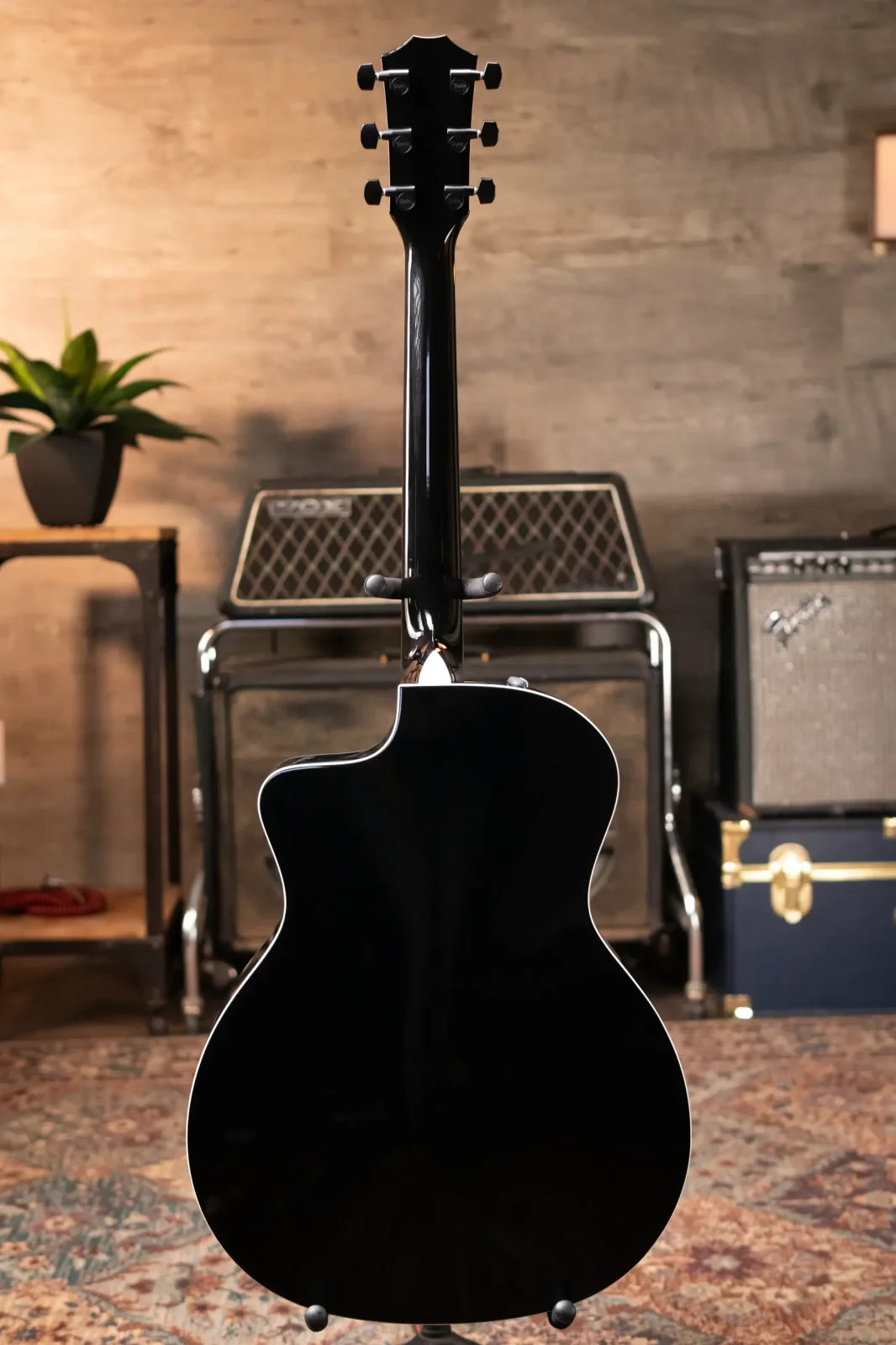 Taylor 214ce-BLK Plus Grand Auditorium Acoustic/Electric with Aerocase - Factory Demo
