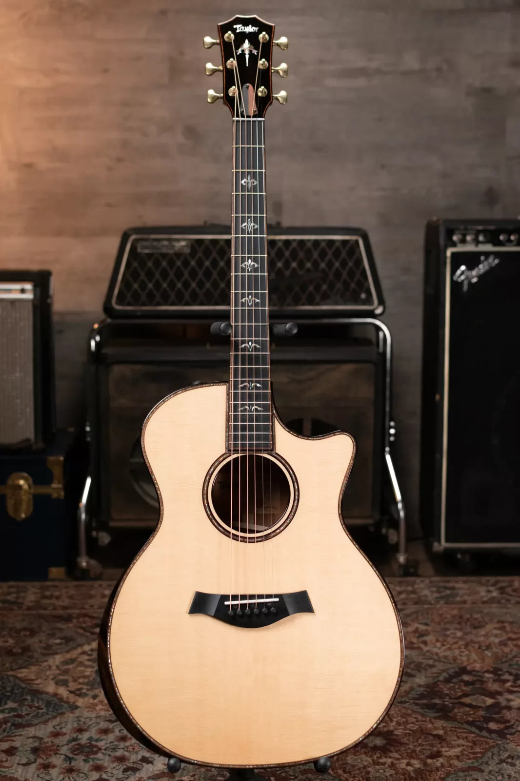 new Taylor 914ce LTD Koa Sitka Spruce Grand Auditorium Acoustic Electric Guitar Shaded Edge Burst with Hardshell Case haggertys 02