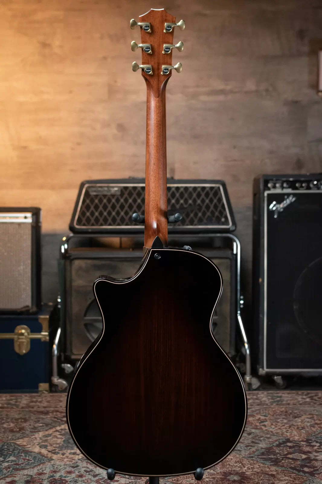 Taylor Builder's Edition 814ce Blacktop Acoustic/Electric Guitar with Hardshell Case