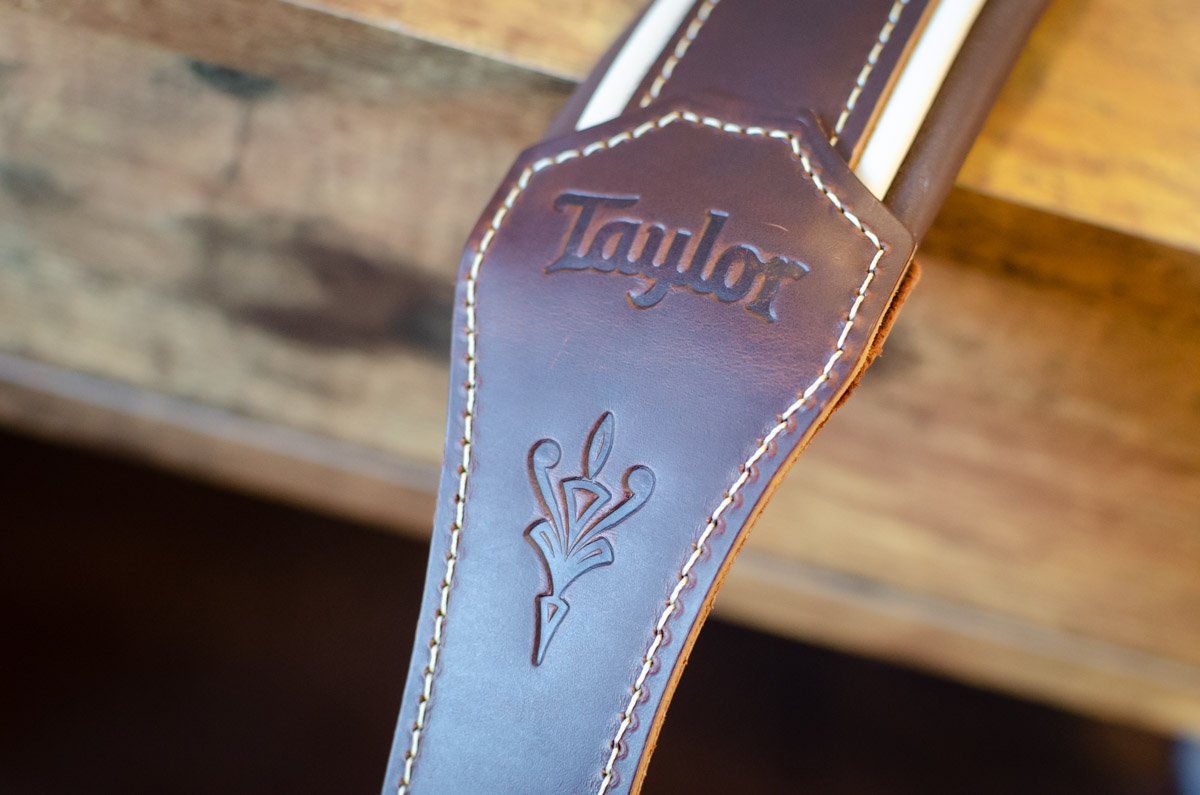 Taylor Century Strap,Cordovan Leather, 2.5", Cordovan/Cream/Cordovan