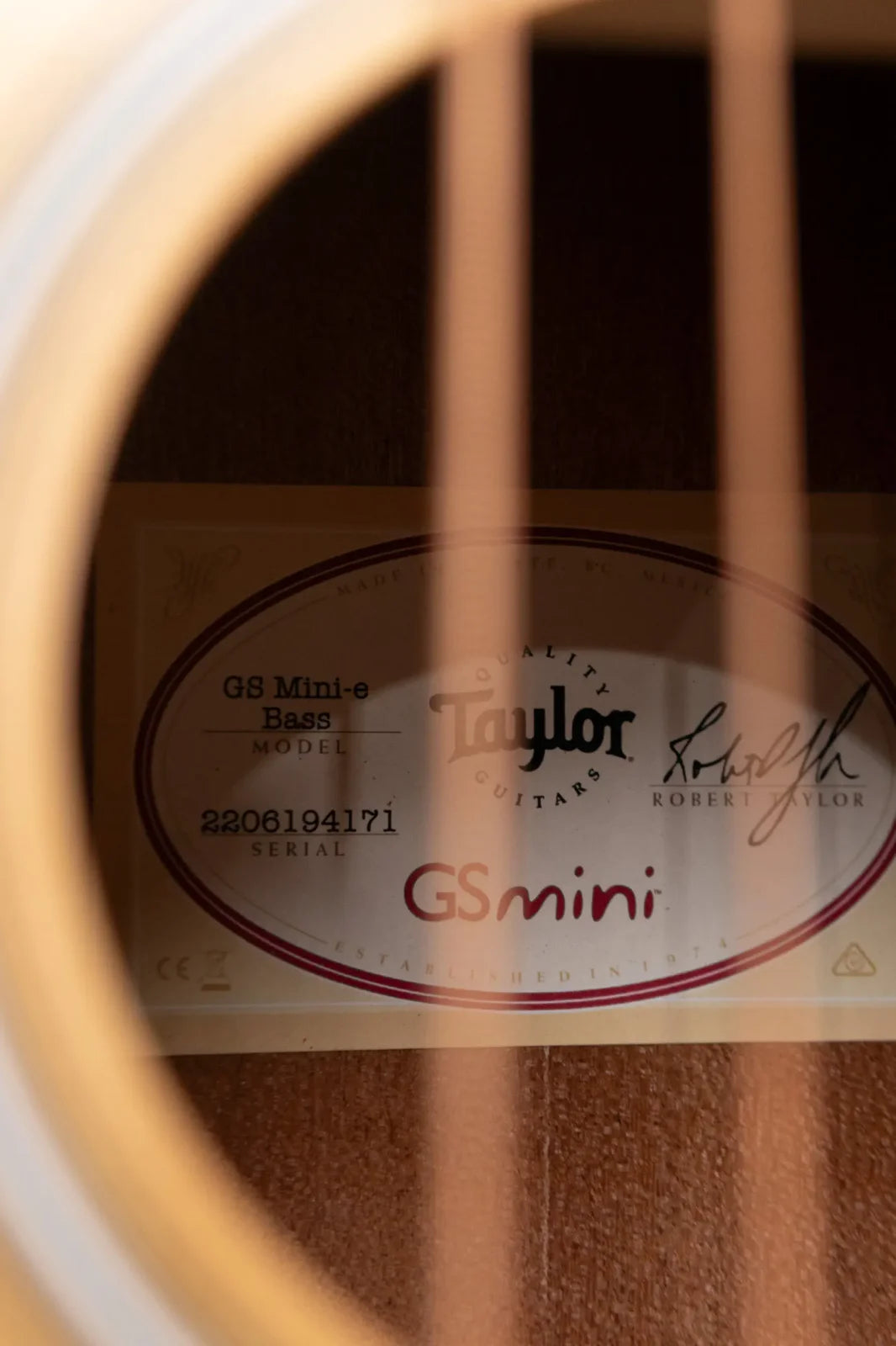 Taylor GS Mini-e Bass Sapele with GS Mini Bag