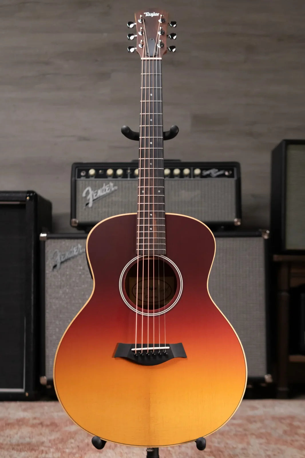 Taylor GS Mini-e Special Edition Acoustic/Electric Guitar - Sunset Fade with GS Mini Bag
