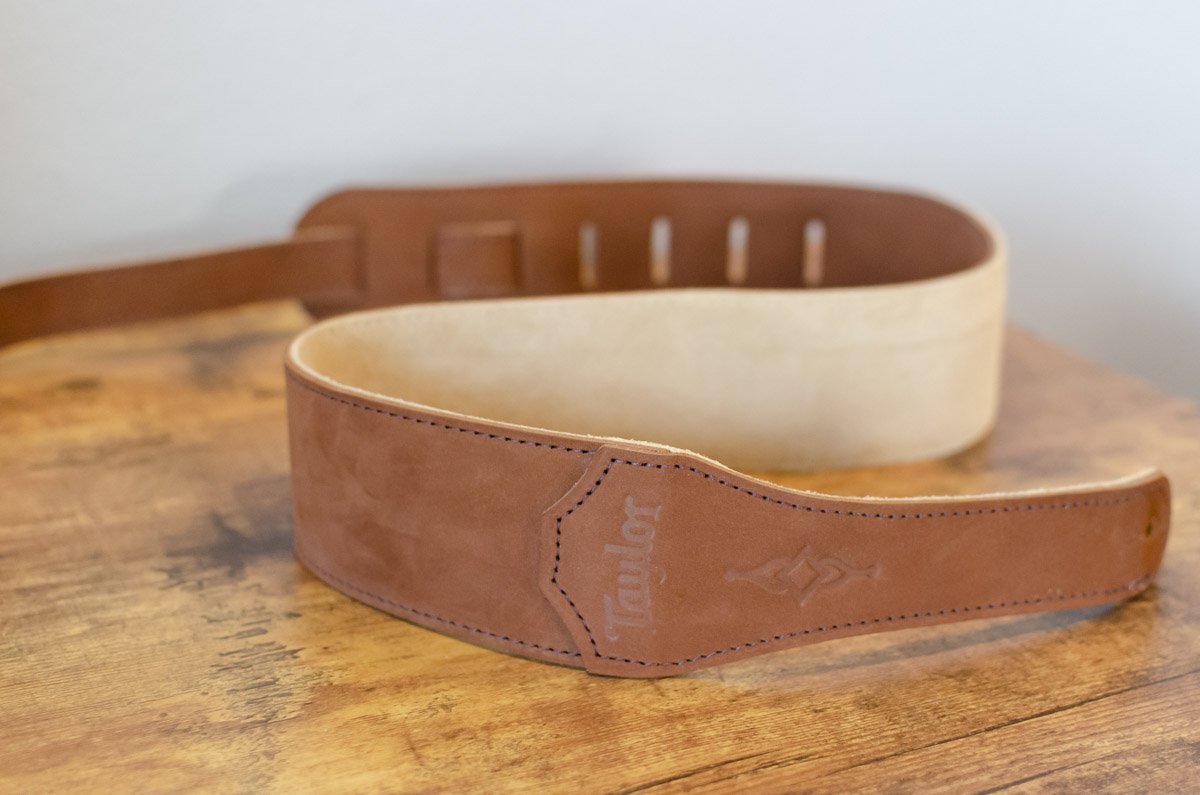 new Taylor Gemstone Strap 300 Series Medium Brown Sanded Suede 2 5 haggertys 3