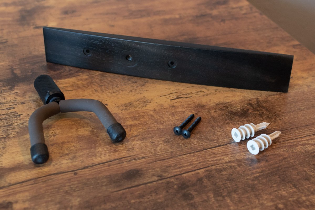Taylor Guitar Wall Hanger - Ebony - No Inlay