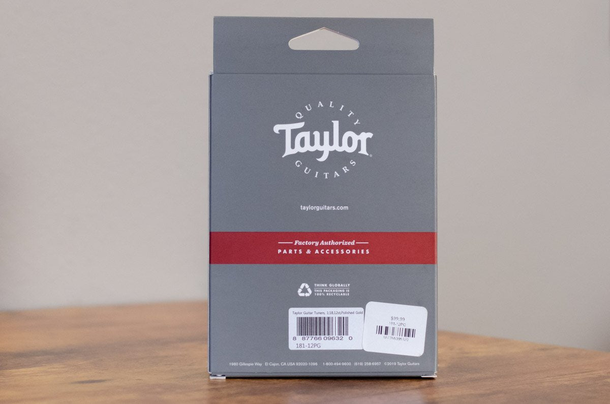 Taylor Guitar Tuners 18:1 - 12-String Polished Gold