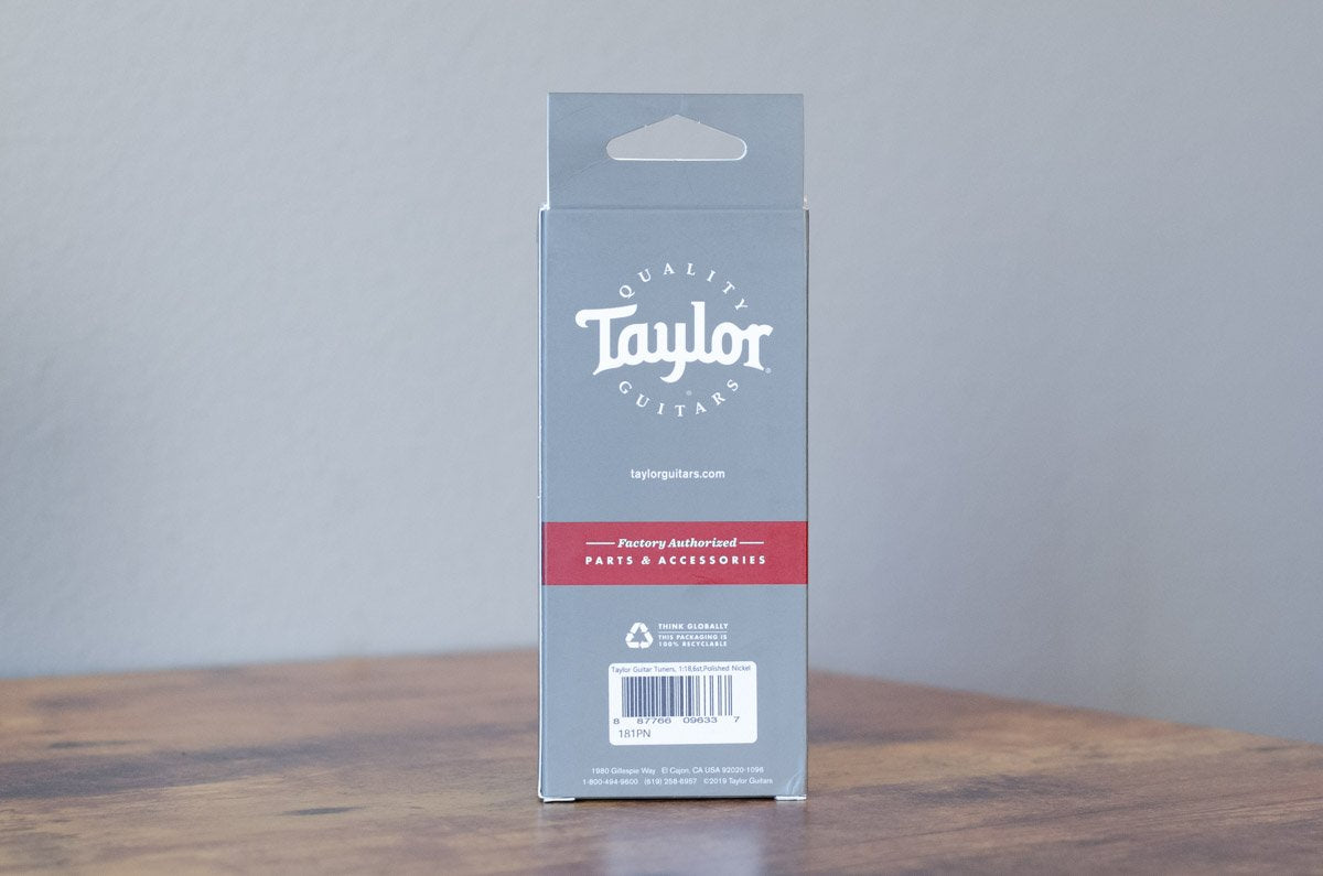 Taylor Guitar Tuners 18:1 - 6-String Polished Nickel