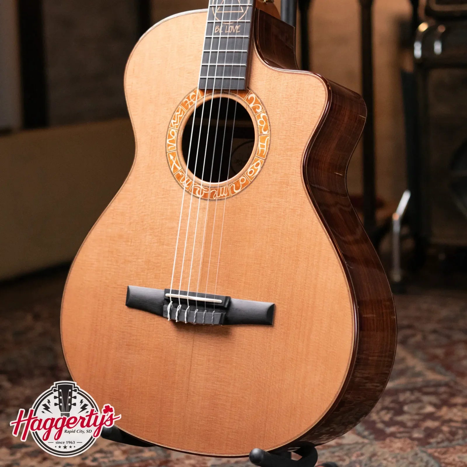 Taylor JMSM Jason Mraz Signature Nylon Acoustic/Electric with Hardshell Case