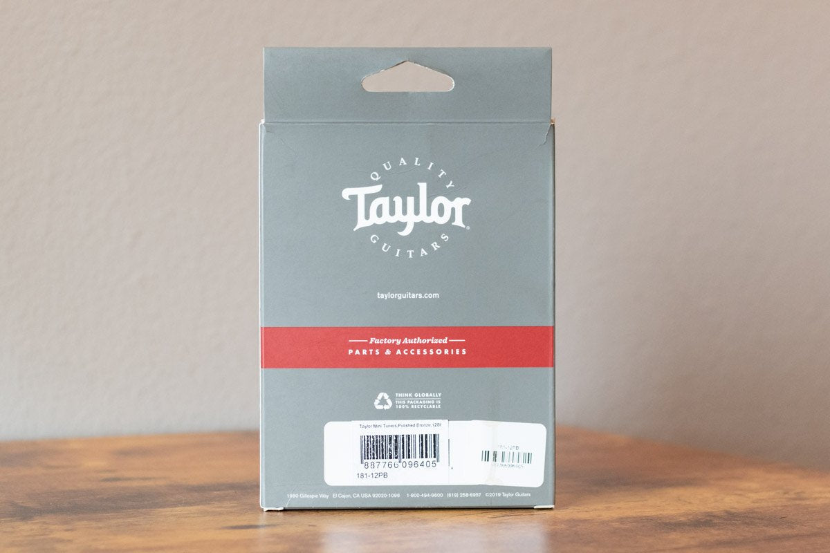 Taylor Mini Tuners 12-String Polished Bronze