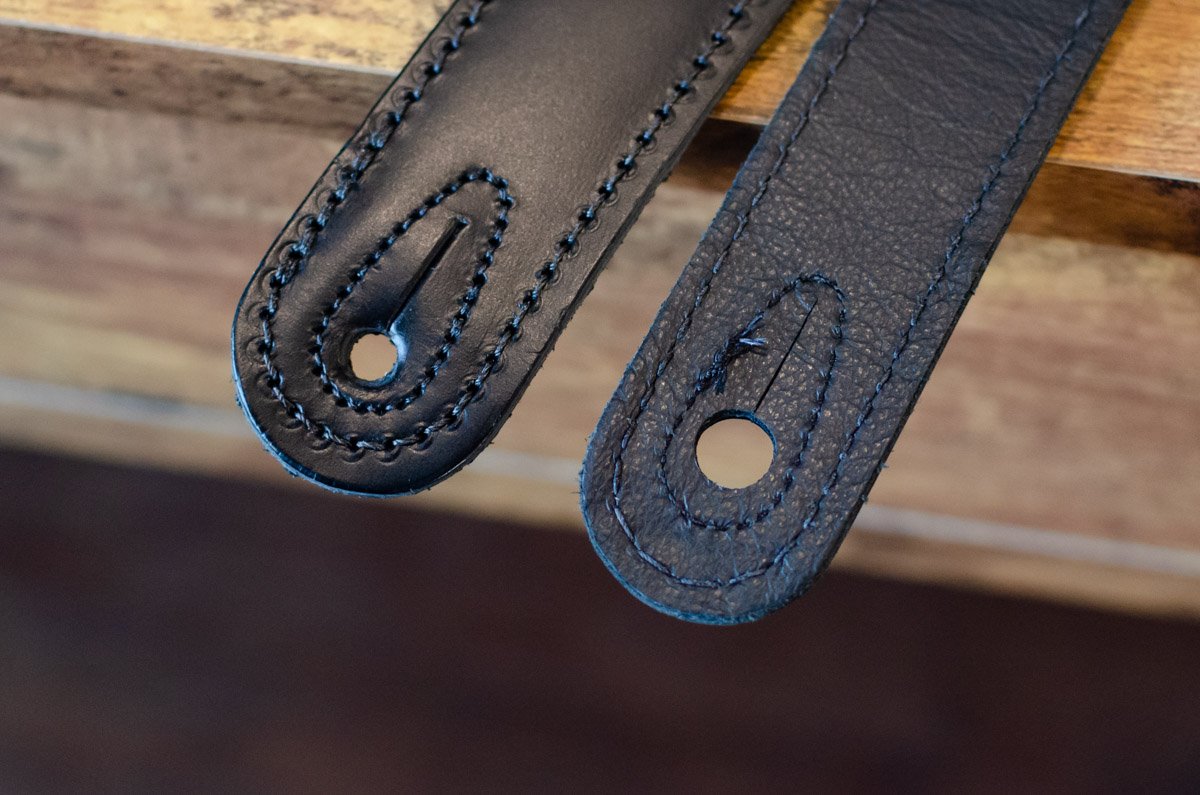 Taylor Nouveau Strap Presentation Series Black Leather 2.5"